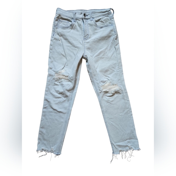 Justice Light Blue Distressed Kids Jeans - Picture 1 of 3